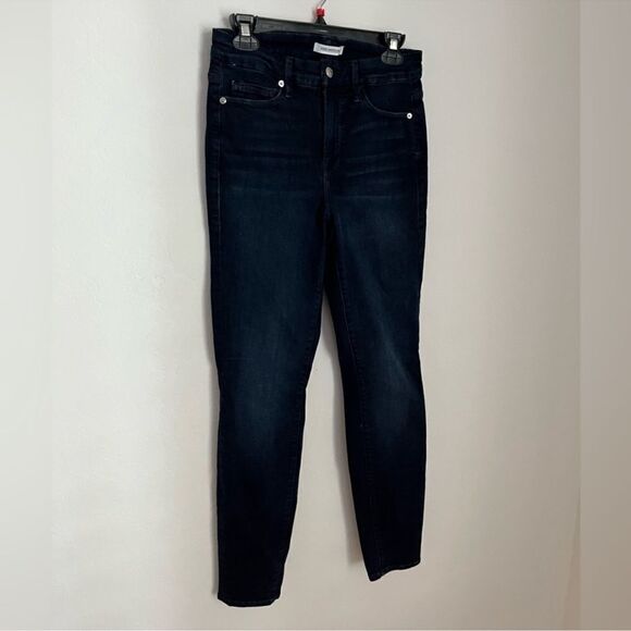 GOOD AMERICAN High Waisted Good Legs Crop Skinny Jeans 4/27 - Picture 6 of 8